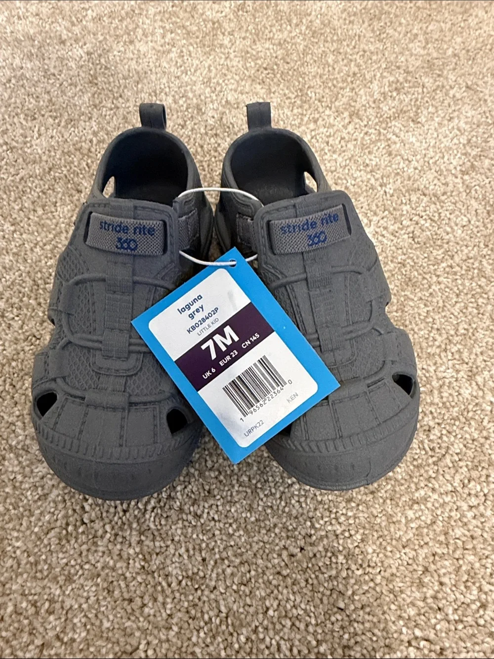 Stride Rite Kids' Laguna Grey Water Shoes